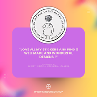 "Can you repeat the part about the stuff" vinyl sticker – lifestyle flat lay, neurodivergent and mental health humour