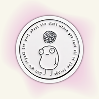 "Can you repeat the part about the stuff" vinyl sticker – Brain Fog Repeat