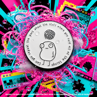 "Can you repeat the part about the stuff" vinyl sticker on laptop – neurodivergent and mental health humour