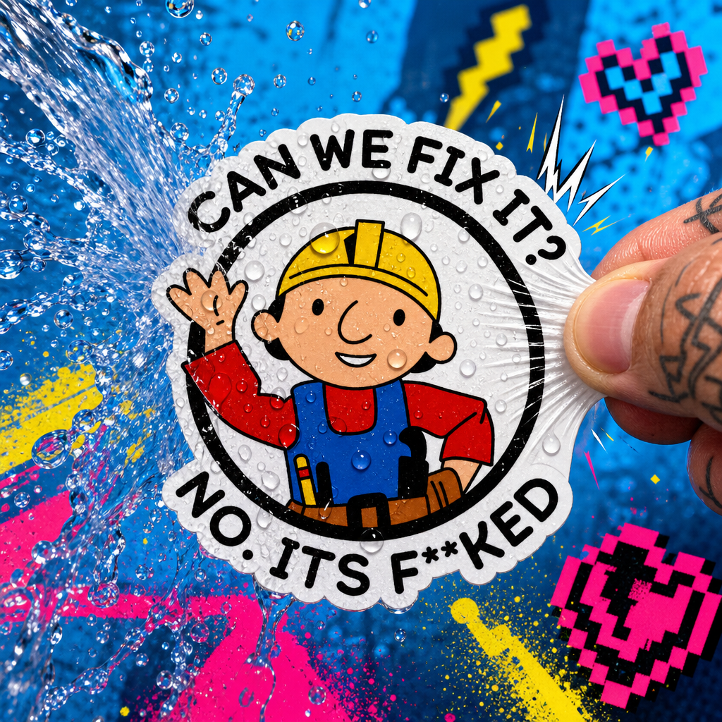 Sticker | "Can We Fix It? No. It's F**ked" – The Adulting Anthem
