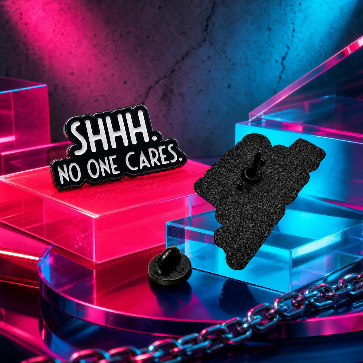 Pin | "Shhh. No One Cares." – Keep It to Yourself