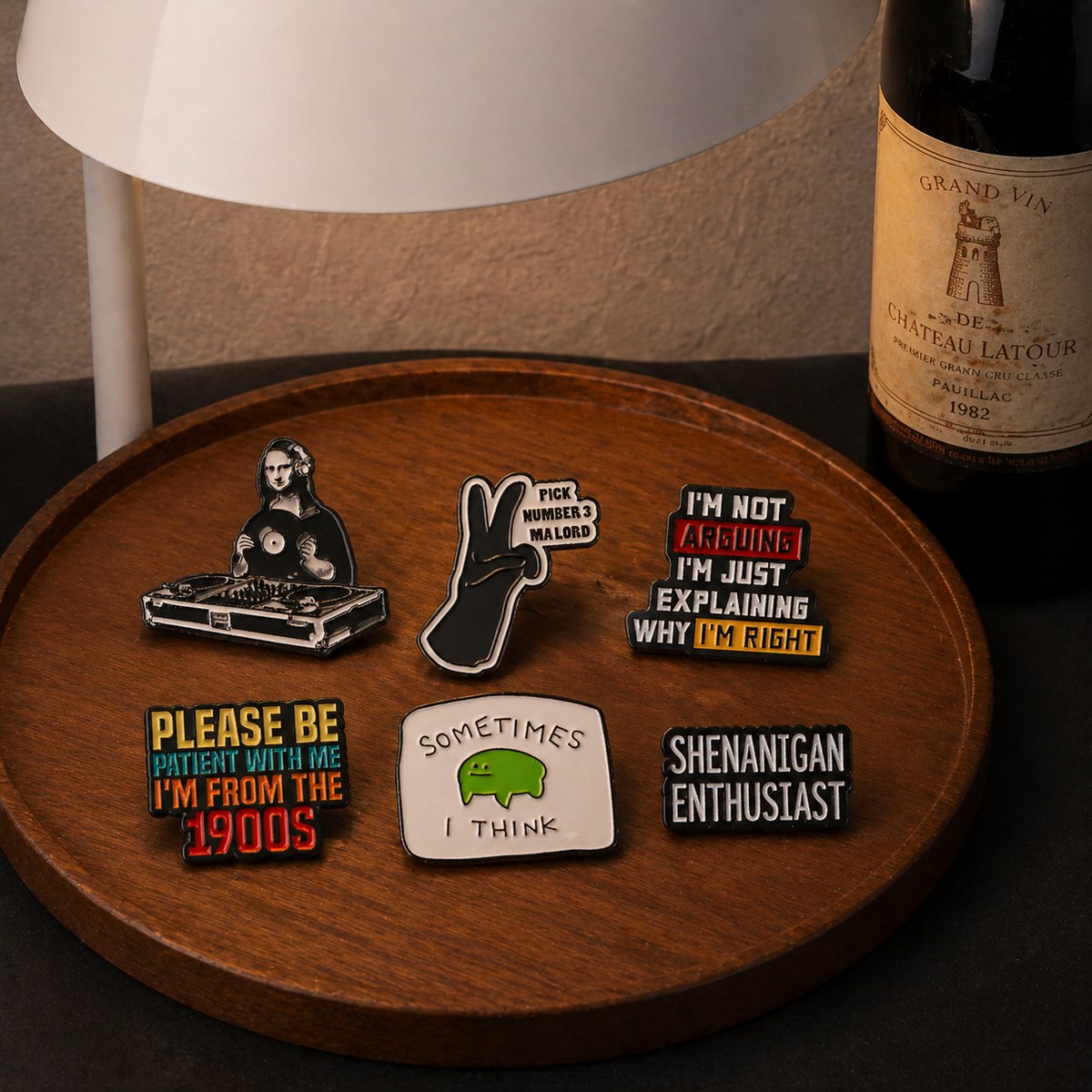 "Pick Number 3 Ma Lord" - Shrek Enamel Pin (Funny Meme Identity Badge)