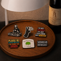 "Pick Number 3 Ma Lord" - Shrek Enamel Pin (Funny Meme Identity Badge)